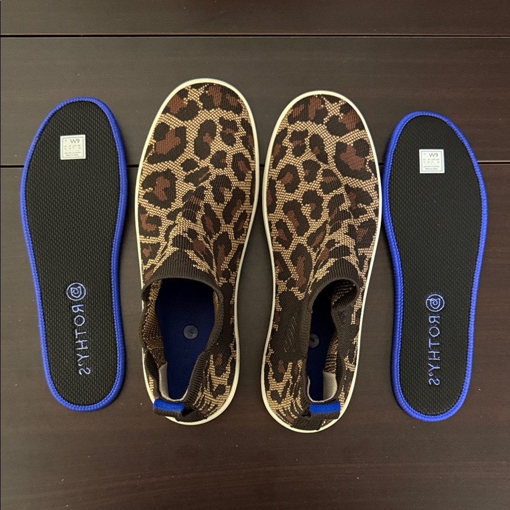Almost NEW Rothy’s Leopard Print Ankle Boots